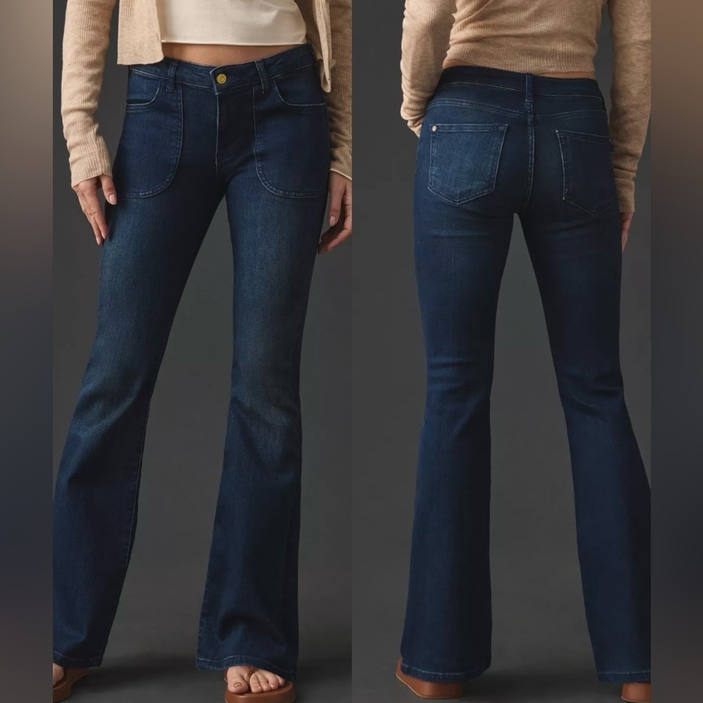 PILCRO by Anthropologie The Icon Low-Rise Flare Jeans - Picture 1 of 11